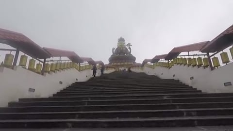 Up And Close Chenrezig Statue | Pelling | Sikkim