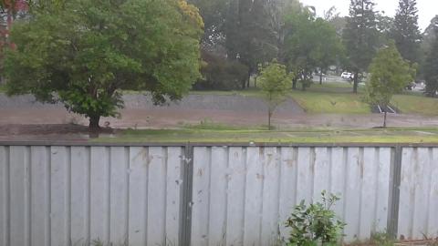 Creek that has become a river