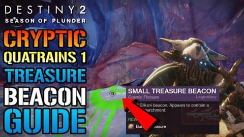 Destiny 2: Cryptic Quatrains 1! TREASURE Beacon GUIDE! Ho...