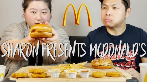 ASMR FAVOURITE FOODS AT MCDONALD'S, MC CHICKEN, FILET-O-F...