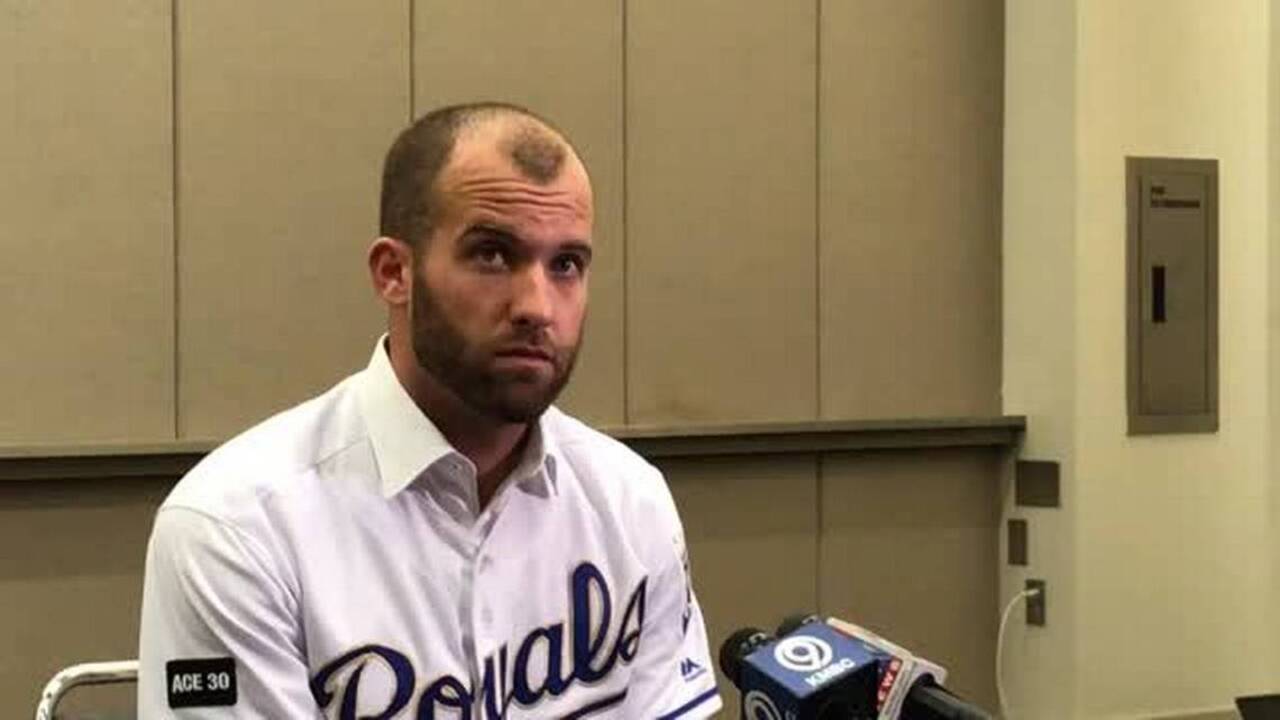 Danny Duffy and Christian Colón Hug Royals Fans Mourning Yordano