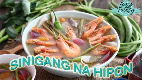 How to make SINIGANG Na HIPON (Shrimp In Tamarind Soup)
