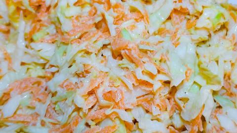 Classic Coleslaw Recipe In 2 Minutes. My Favourite Salad....