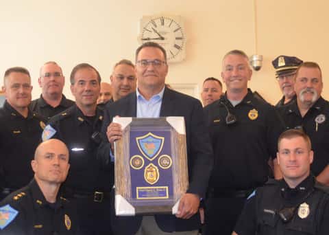 Town bids farewell to Billerica Police Chief Daniel Rosa as he heads into retirement