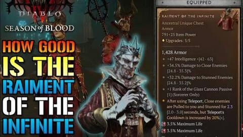 Diablo 4: "Raiment Of The Infinite" Unique Is OP! How Goo...