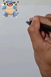 Drawing Pokemon Blastoise