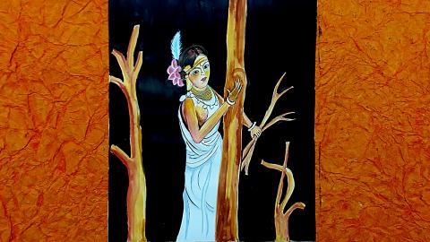 Tribal Girl | Sumana's Artwork