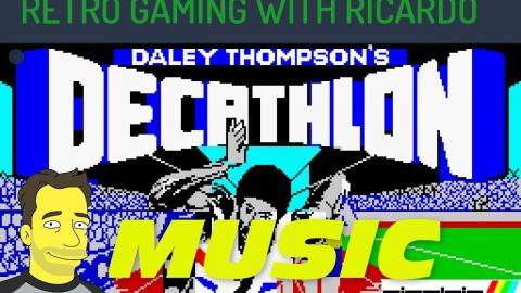 Retro gaming Music Daley Thompson's Decathlon on the ZX S...