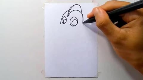Drawing cartoon iron giant shorts