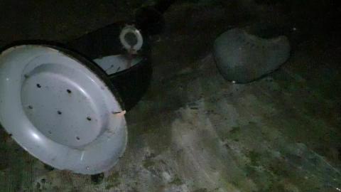 inside abandoned fancy house...