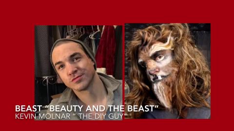 DIY Beast from Disney's Beauty and the Beast Makeup Trans...