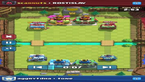 Clash Royale: 6/3 gameplay (teamwork win in 1 min) 