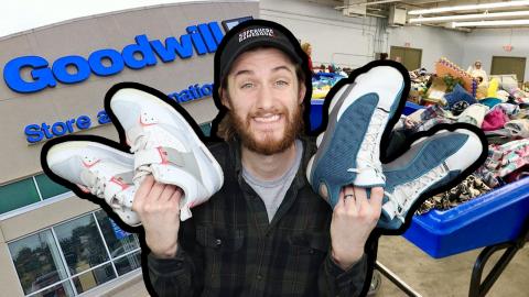 I FOUND 2 Pairs of Jordan's at Goodwill!
