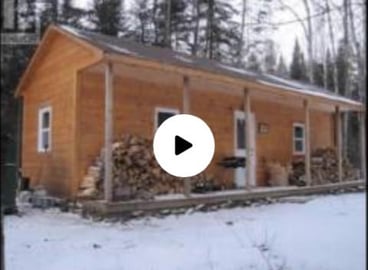 The Perfect Tiny Offgrid Log Cabin on 2 acres of Land in ...