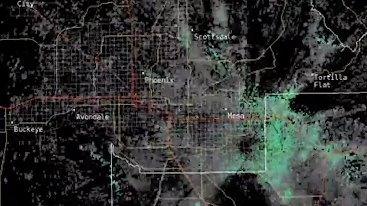 Phoenix AZ weather radar shows clouds of bats Sacramento Bee