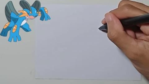 Drawing Pokemon SWAMPERT 