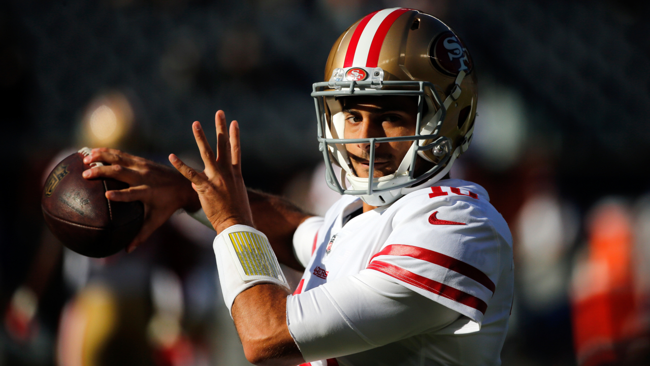 49ers' Jimmy Garoppolo buoyed by support of teammates as NFC title