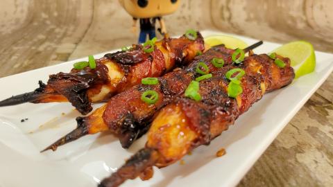 Perfect Honey Garlic Chicken Skewers