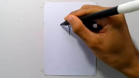 Drawing graffiti monster-yellow-pumpkin-with-big-smile-ta...