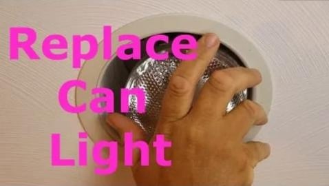 How To Change A Recessed Light to Traditional Ceiling Fix...
