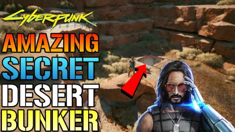 Cyberpunk 2077: Amazing SECRET Desert BUNKER! Filled With...