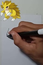 Drawing Pokemon Sandslash
