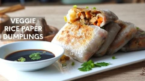 Veggie Rice Paper Dumplings Recipe