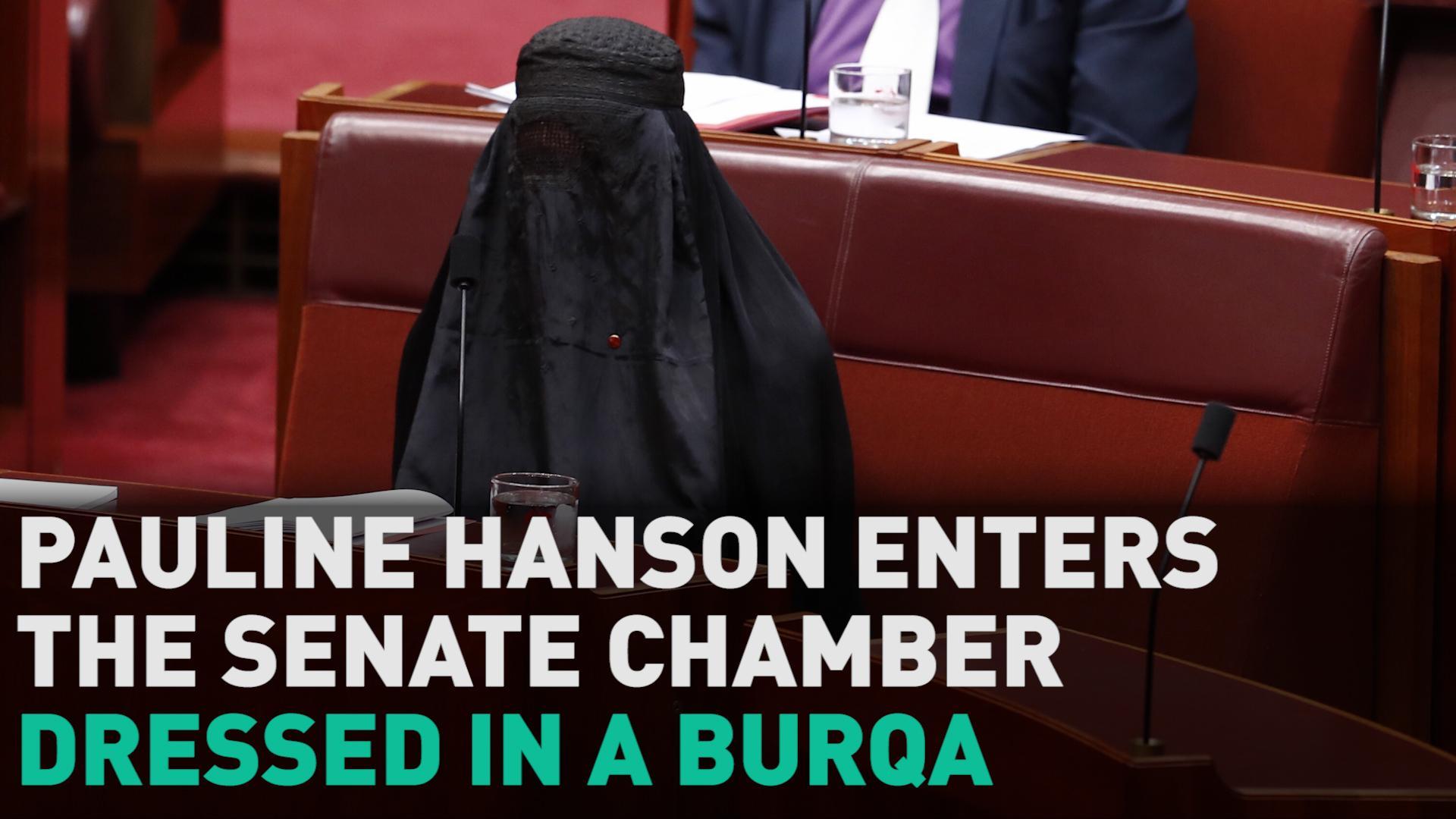 Pauline Hanson's Burqa Stunt In Australian Senate Prompts Heartfelt ...