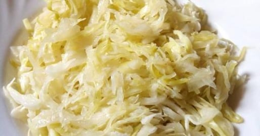 Tasty Buttered Cabbage.