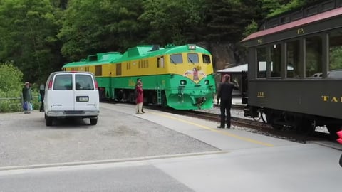 White Pass And Yukon Scenic Railway Skagway Alaska (In th...
