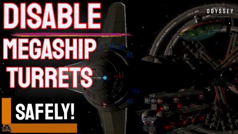 Disable Megaship Turrets Easy and Sneaky Elite Dangerous