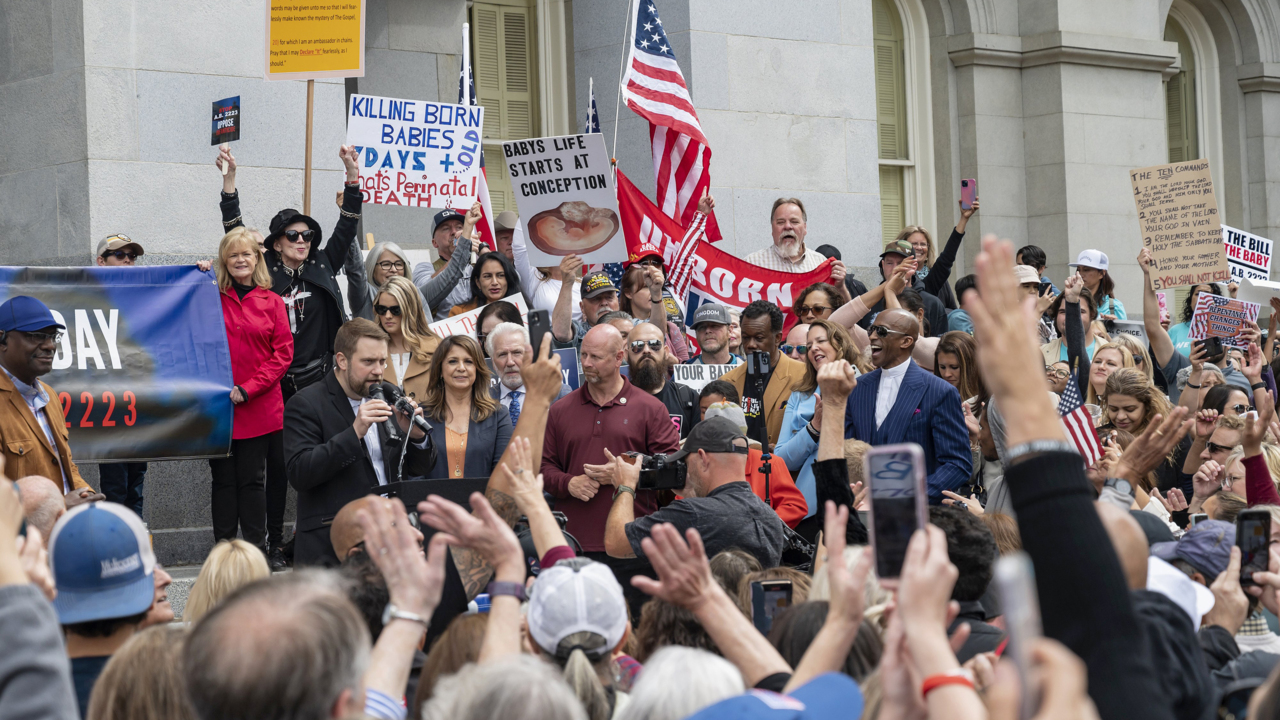 Video Protest of AB 2223, the alleged 'infanticide' bill Sacramento Bee