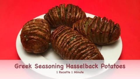 Greek Seasoning Hasselback Potatoes (shorts)