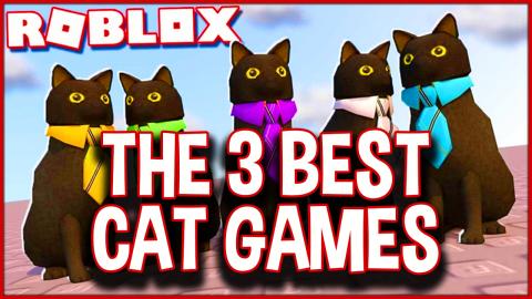 THE 3 BEST CAT GAMES IN ROBLOX - Gameplay