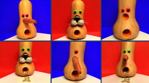 Fun & Easy Halloween Decorations with a Butternut Squash