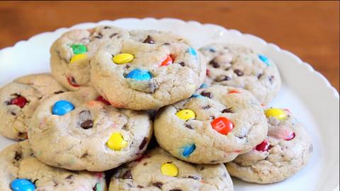 Soft & Chewy M&M Cookie Recipe | SweetTreats