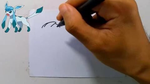 Drawing pokemon glaceon shorts
