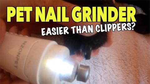 Percy the Labrador tries Nzonpet Professional Nail Grinde...