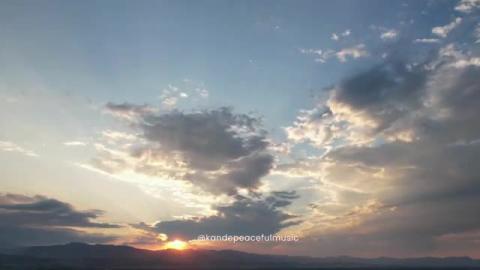 Relaxing song, calming down video, beautiful clouds 2025