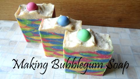 Bubblegum Camo Soap _ Enriched with Aloe Vera Juice  _ Co...