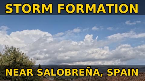 Storm Clouds Build Over Salobreña Incredible Mountain W...