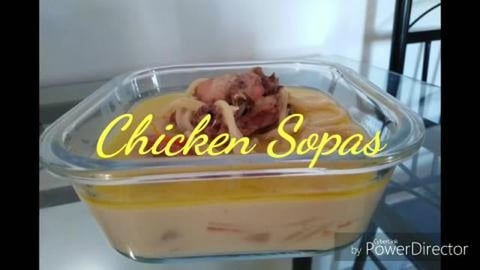 Chicken Sopas _ How to make chicken sopas _ Filipino Reci...