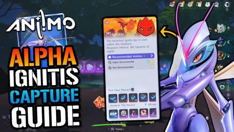 ALPHA _Ignitis_ Capture Guide! How To Catch It The EASY W...