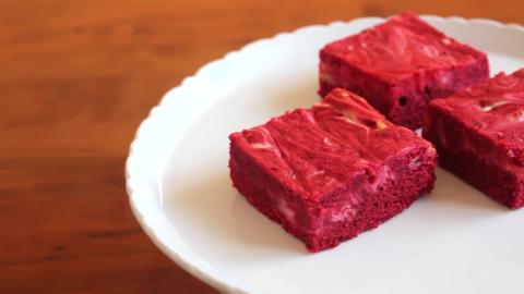 Red Velvet Cheesecake Brownies | SweetTreats