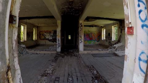 EXPLORING ABANDONED WAR BASE POV...