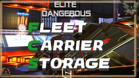 Elite Dangerous Store Materials at your Fleet Carrier