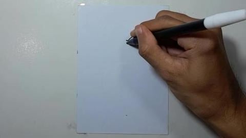 Drawing a Big Elephant Graffiti in a Standing Style