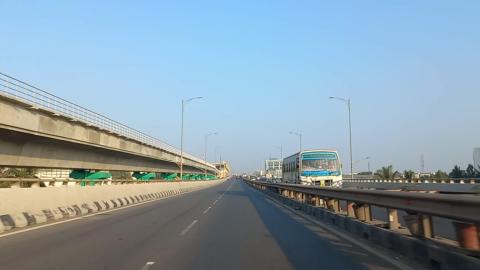 Travelling Via Hosur Road Flyover | Bengaluru | Karnataka...