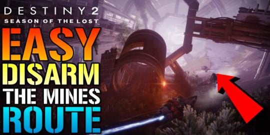 Destiny 2: Grasp Of Avarice EASY "Disarm The Mines" Route...
