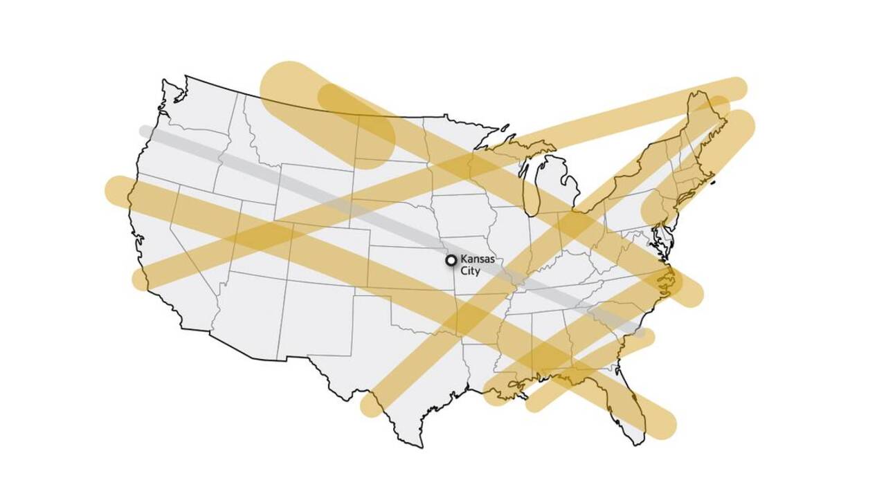 Here's a look at the eclipse path for 2024 and beyond Kansas City Star